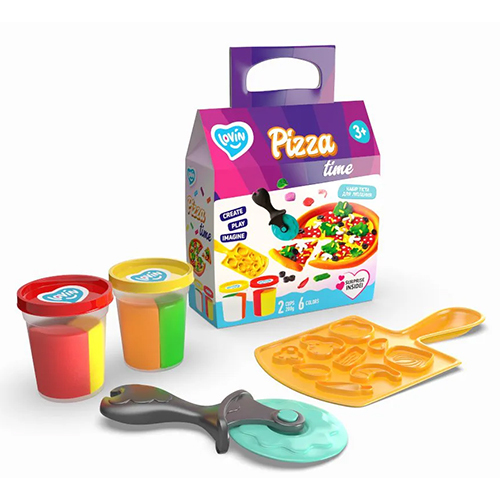 Modeling Set With Play Dough Lovin Pizza Time