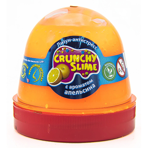 120g Mr.Boo Orange Crunchy Slime