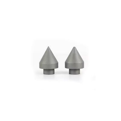 Grey Tungsten Carbide Wear Parts Tip For Carbide Center