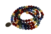 7 Chakra 108 Prayer Beads Mala Bracelet 108 Prayer Beads Necklace