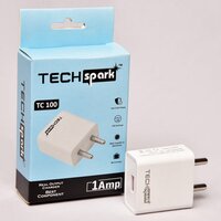 Travel Charger - Durable Plastic, Customized Size | 1 Amp Capacity, 100-240v Input, Efficient Usb Charging For Mobile And Battery Devices