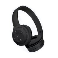Kt49 Wireless Headphone - Durable Plastic Body, Sleek Black Color, Rotatable Design | Vibrant Ips Display, Designed For Android Devices, Immersive Audio Experience