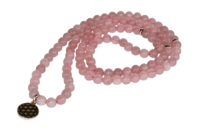 Rose Quartz 108 Prayer Beads Mala Bracelet 108 Prayer Beads Necklace