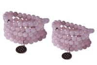 Rose Quartz 108 Prayer Beads Mala Bracelet 108 Prayer Beads Necklace