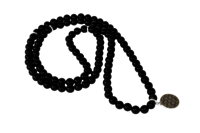 Black Tourmaline 108 Prayer Beads Mala Bracelet 108 Prayer Beads Necklace