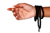 Black Tourmaline 108 Prayer Beads Mala Bracelet 108 Prayer Beads Necklace