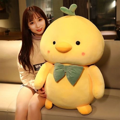 BOW DUCK SOFT TOY