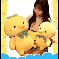 BOW DUCK SOFT TOY