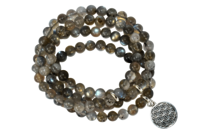 Labradorite 108 Prayer Beads Mala Bracelet 108 Prayer Beads Necklace