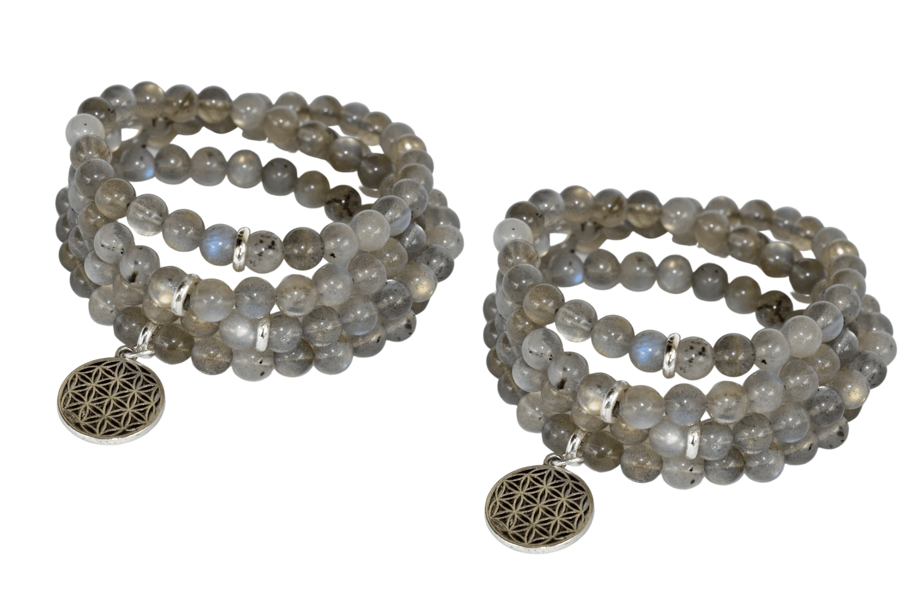 Labradorite 108 Prayer Beads Mala Bracelet 108 Prayer Beads Necklace