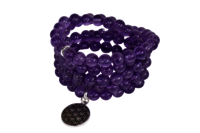 Amethyst 108 Prayer Beads Mala Bracelet Prayer Beads Necklace