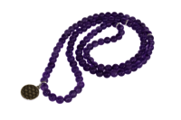 Amethyst 108 Prayer Beads Mala Bracelet Prayer Beads Necklace