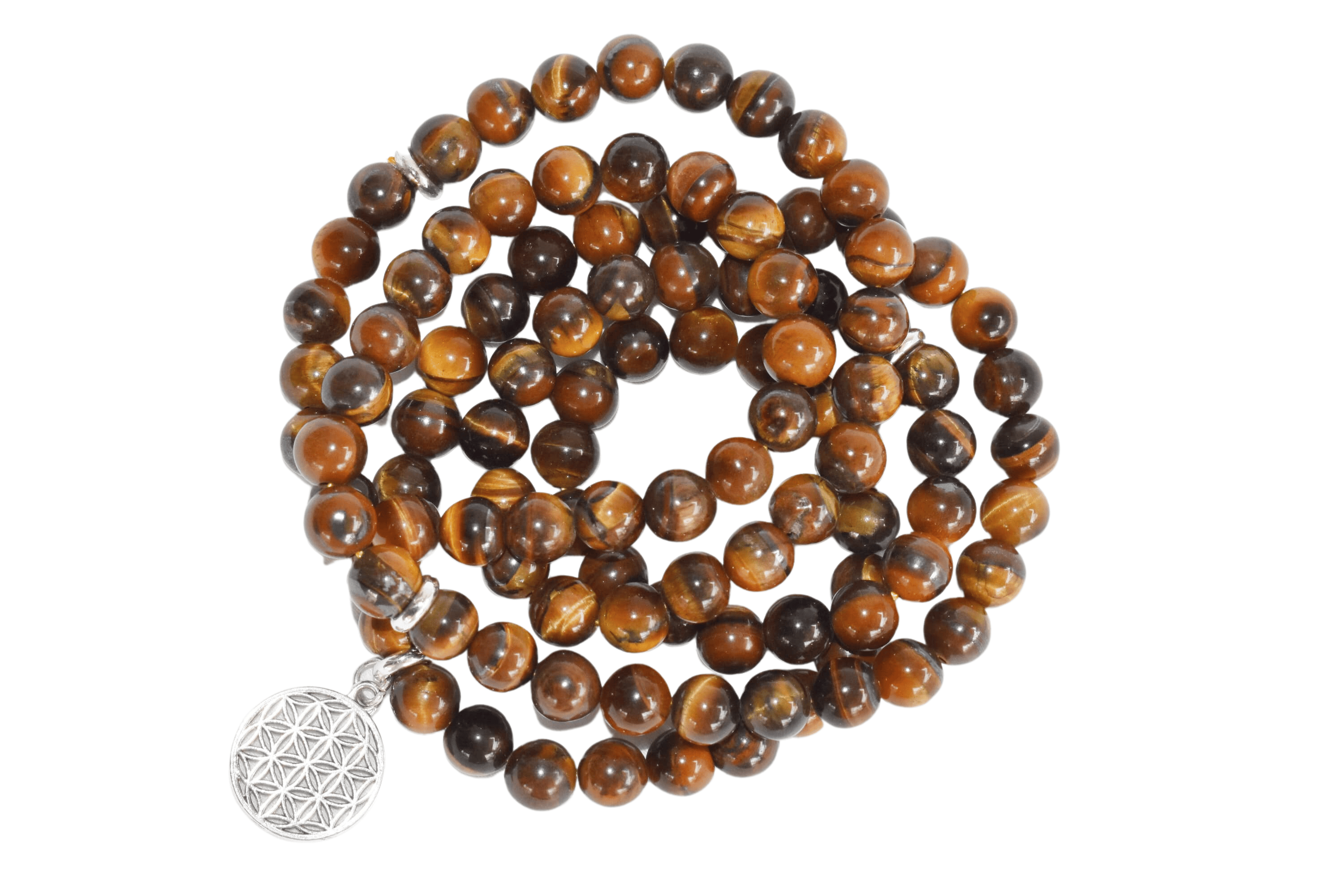 Tiger Eye 108 Prayer Beads Mala Bracelet 108 Prayer Beads Necklace