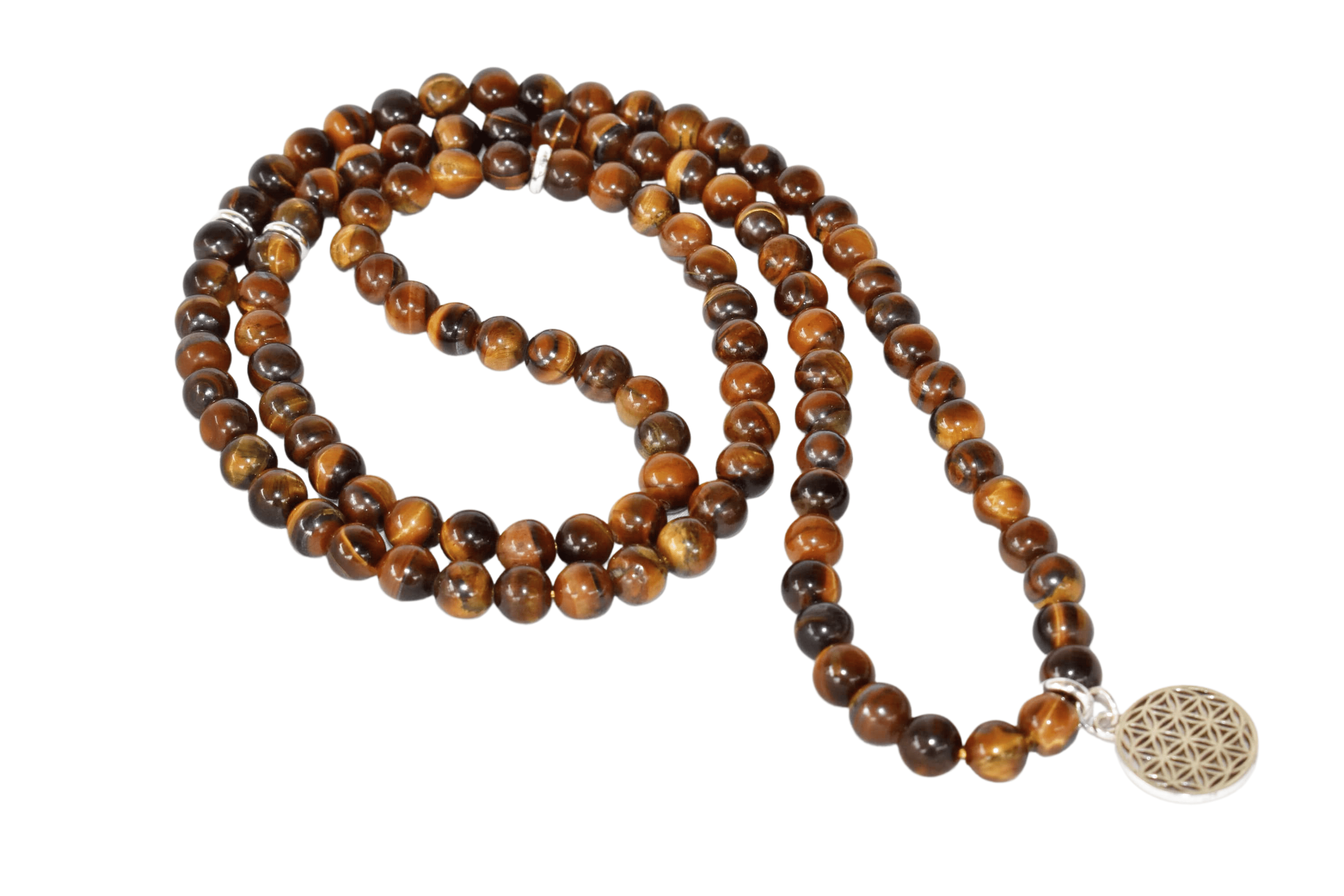 Tiger Eye 108 Prayer Beads Mala Bracelet 108 Prayer Beads Necklace