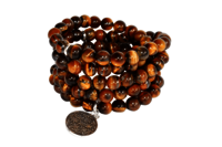 Tiger Eye 108 Prayer Beads Mala Bracelet 108 Prayer Beads Necklace