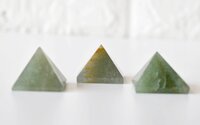 Green Aventurine Crystal Pyramids, Energy Crystal Stone