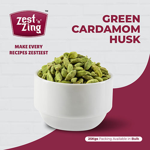 Green Cardamom Husk