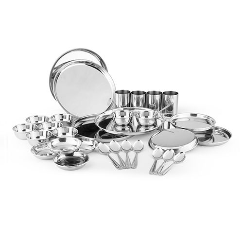 Silver 32 Pcs Dinner Set