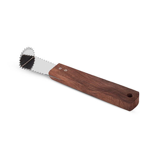 Stainless Steel Wooden Handle Coconut Scraper