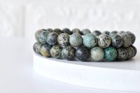 African Turquoise Bracelet Crystal Beaded Bracelet