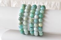 Amazonite Gemstone Bracelet, Beaded Gemstone Bracelet