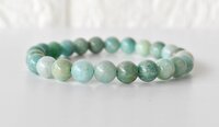 Amazonite Gemstone Bracelet, Beaded Gemstone Bracelet