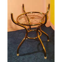 D-4 Gold Cromium Table Base - Finish: Polished