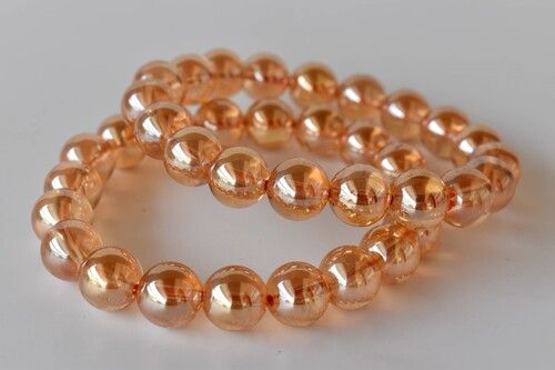 Aura Quartz Citrine Bracelet Crystal Beaded Bracelet