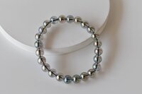 Aura Quartz Labradorite Crystal Beaded Bracelet