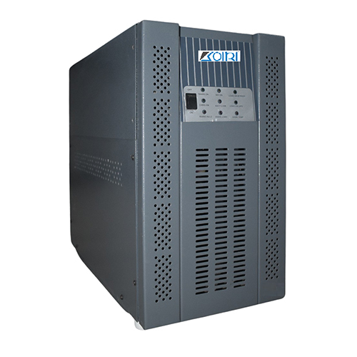 Koiri Make 6 KVA 1:1 Phase On-Line UPS With Internal Battery ( 7 AH  16 Nos )