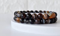 Black Sulemani Agate Bracelet Crystal Bracelet