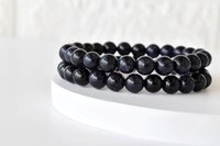 Blue Sandstone Bracelet Crystal Beaded Bracelet