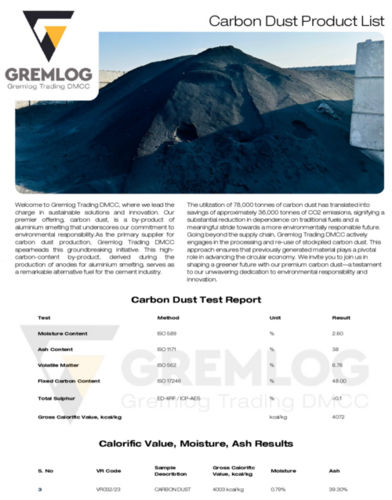 Carbon Dust/low Grade Coal