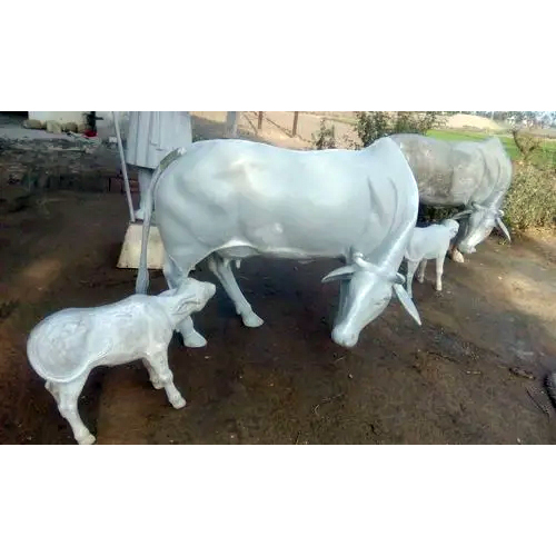 Fiber Glass Cow Statue