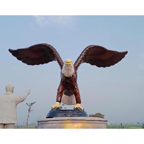 Brown Fiber Glass Eagle Statue