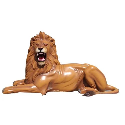 Fiber Glass Lion Statue
