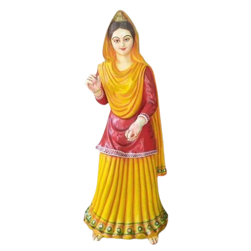 Punjabi Sabiya Char Fiber Glass Statue