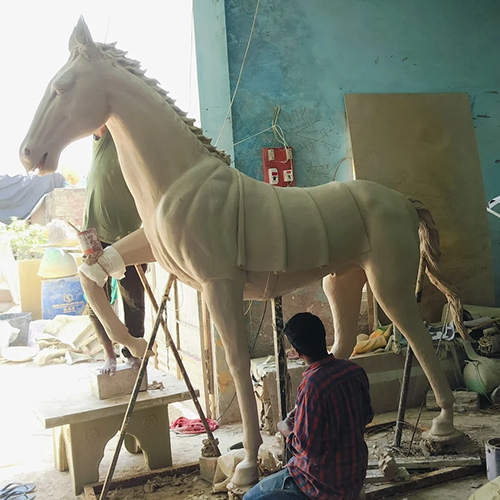 Fiber Glass Horse Statue