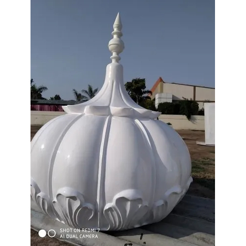 Gurdwara White Fiberglass (FRP) Gumbad Gurdwara White Fiberglass (FRP) Gumbad