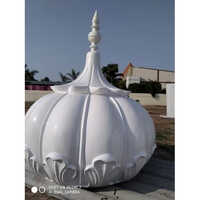 Gurdwara White Fiberglass (FRP) Gumbad