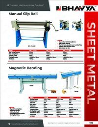 Hand Operated Slip Roll Machine