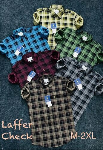 men's laffer check shirt