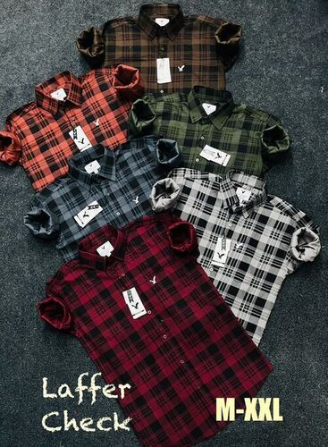 Mens Laffer Check Shirt