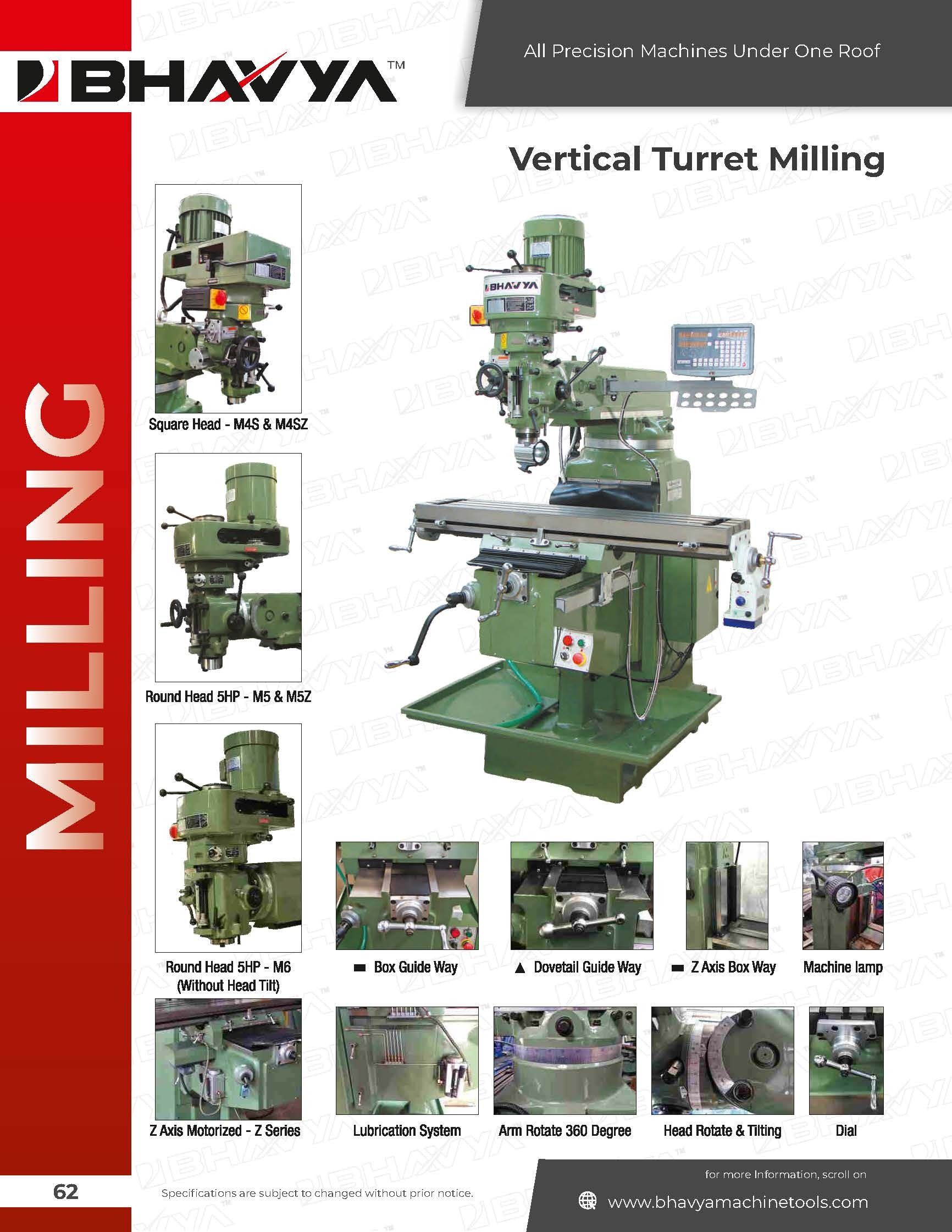 Vertical Turret Milling Machine