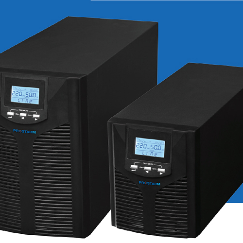 Prostar Make 1 KVA 11 Phase On-Line UPS ( Internal Batteries 12V-7AH - 03 Nos  )