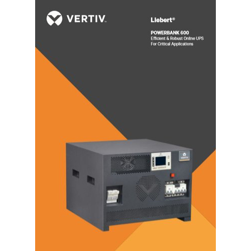 Liebert Make 6 KVA 3:1 Phase On-Line UPS with Isolation Transformer (Powerbank Series)