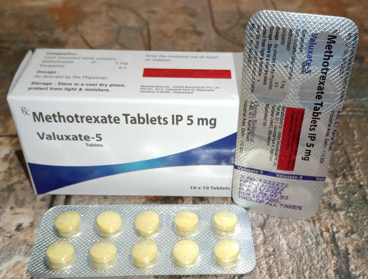 Methotrexate Tablets IP 5 mg