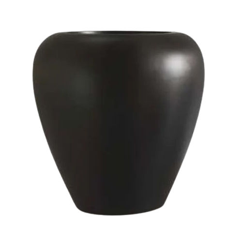 Black Orino Frp Planter Pot