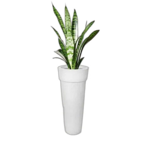 9156 N Roto Moulding Planter - Color: White