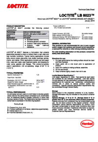 Loctite Marine Grade Anti Seize Compound 8023